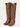 A5233 - WOMEN'S HONEY SERRATED PATTERN EMBROIDERY TALL TOP SNIP TOE COWBOY BOOT