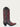 A3534 - WOMEN'S RED SEQUIN INLAY FLORAL OVERLAY WITH CRYSTALS AND STUDS SNIP TOE BLACK COWBOY BOOT