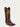 A3597 - WOMEN'S MULTICOLOR FLORAL EMBROIDERY CHOCOLATE LAMB SNIP TOE COWBOY BOOT