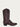 A4115 - MEN'S BROWN ALLIGATOR INLAY AND EMBROIDERY SNIP TOE LEATHER SOLE WITH RUBBER INSERT COWBOY BOOT