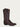 A4115 - MEN'S BROWN ALLIGATOR INLAY AND EMBROIDERY SNIP TOE LEATHER SOLE WITH RUBBER INSERT COWBOY BOOT