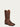 MENS ALLIGATOR INLAY AND EMBROIDERY WIDE SQUARE TOE BROWN COWBOY BOOT-A4173