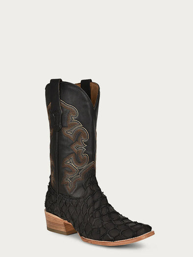 Corral Leather Cowboy Boots Black Embroidered Western Mens 8 Fast Shipping Corral Leather Cowboy Boots Black Embroidered Western Mens 8  main image 3