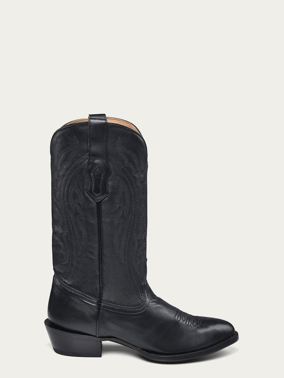 MENS_EMBROIDERY_BLACK_COWHIDE_J_TOE_COWBOY_BOOT-A4541-A