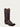 A4544 - MEN'S EMBROIDERY BROWN COWHIDE NARROW SQUARE TOE COWBOY BOOT