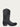 A4551 - MEN'S EMBROIDERY AND  GENUINE PYTHON BLACK NARROW SQUARE TOE COWBOY BOOT