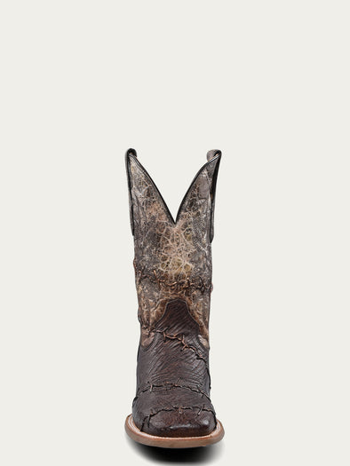 激レア！2024AW STONE “COTTON SATIN”カーゴ A4556 - MEN'S EMBROIDERY AND WOVEN DETAILS BROWN OSTRICH WIDE