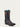 WOMENS HONEY OVERLAY EMBROIDERY AND STUDS BLACK ROUND TOE COWBOY BOOT-A4731