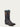 WOMENS HONEY OVERLAY EMBROIDERY AND STUDS BLACK ROUND TOE COWBOY BOOT-A4731