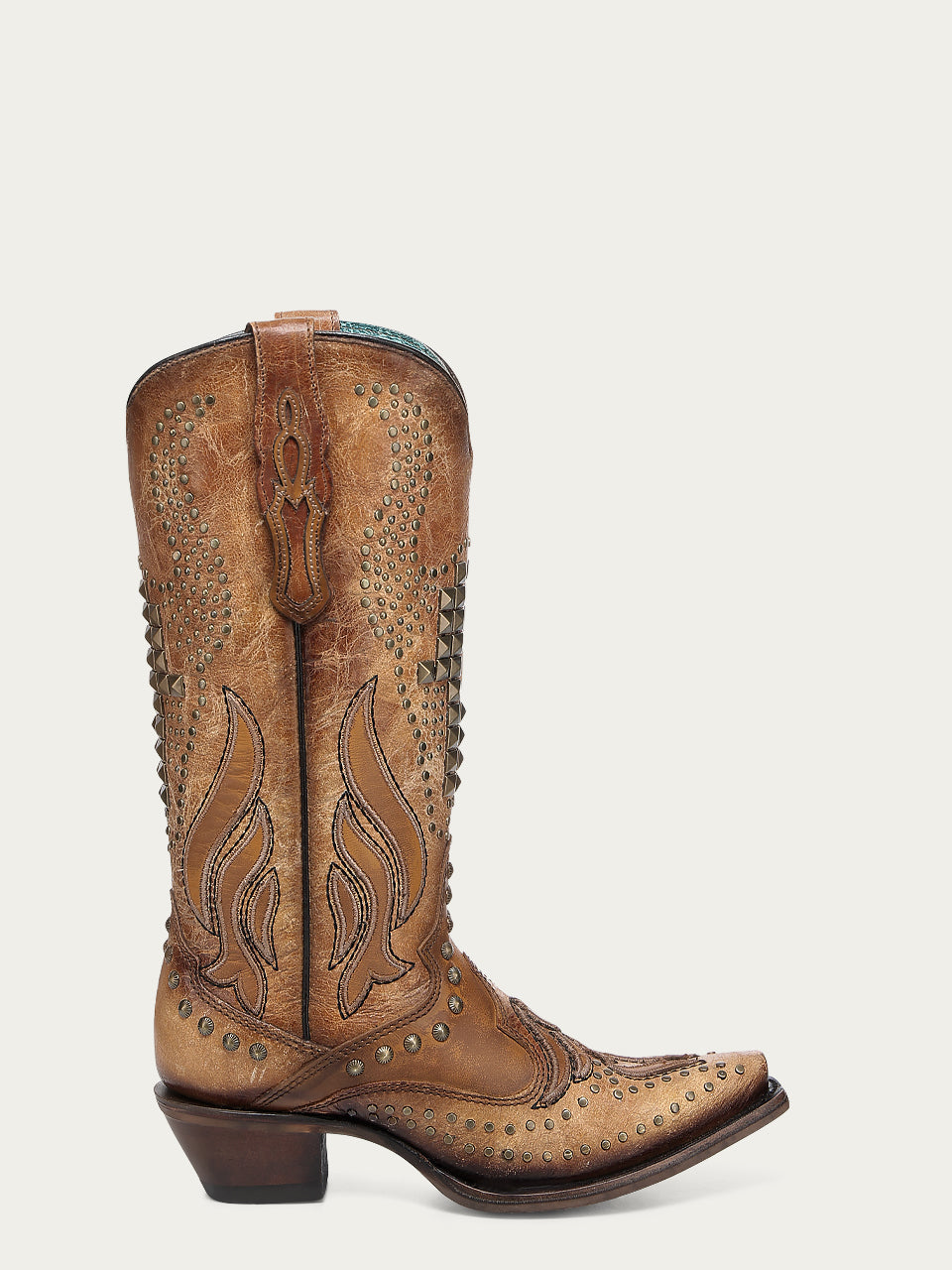 WOMENS_OVERLAY_EMBROIDERY_AND_STUDS_SAND_SNIP_TOE_COWBOY_BOOT-A4834-A
