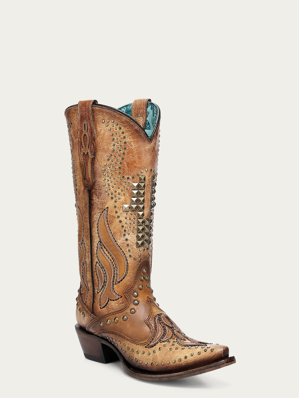 WOMENS_OVERLAY_EMBROIDERY_AND_STUDS_SAND_SNIP_TOE_COWBOY_BOOT-A4834