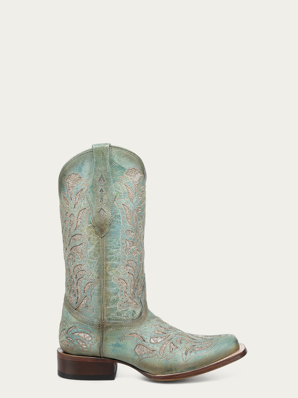 WOMENS_GLITTER_INLAY_AND_EMBROIDERY_TURQUOISE_SQUARE_TOE_COWBOY_BOOT-A4880-A