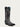 A4888 - WOMEN'S BLACK EAGLE OVERLAY AND EMBROIDERY SNIP TOE COWBOY BOOT