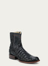 MENS_EMBROIDERY_BLACK_CAIMAN_ROUND_TOE_COWBOY_BOOT-A4961