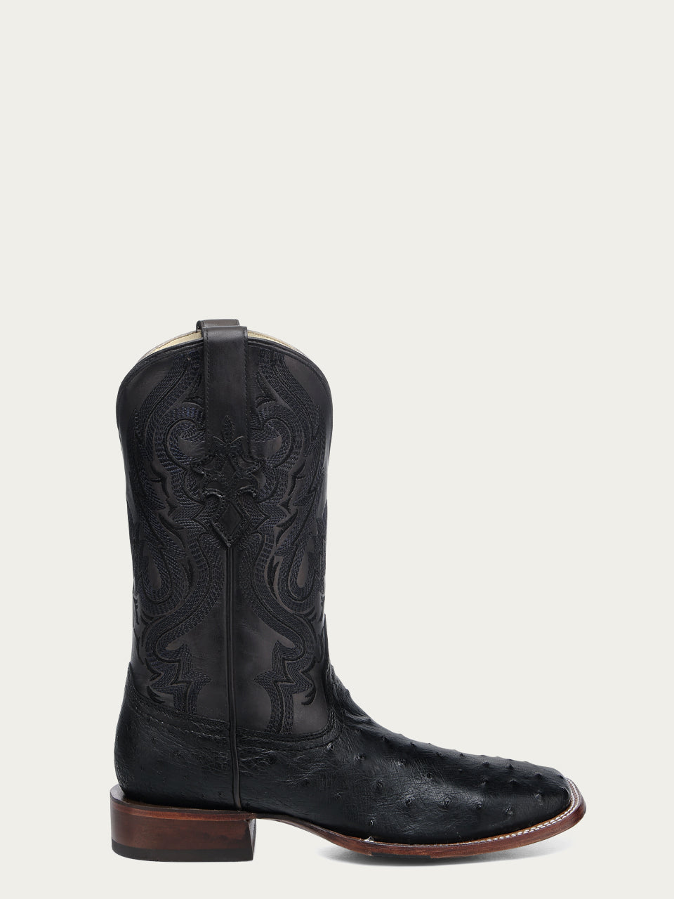MENS_EMBROIDERY_AND_OSTRICH_BLACK_WIDE_SQUARE_TOE_COWBOY_BOOT-A4974-A