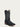 MENS EMBROIDERY BLACK PIRARUCU FISH WIDE SQUARE TOE COWBOY BOOT-A4981