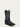 MENS EMBROIDERY BLACK PIRARUCU FISH WIDE SQUARE TOE COWBOY BOOT-A4981