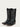 A5107 - MEN'S EMBROIDERY WOVEN AND INLAY BLACK CAIMAN NARROW SQUARE TOE COWBOY BOOT