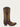 C4156 - WOMEN'S BROWN AND TURQUOISE OVERLAY EMBROIDERY AND STUDS WING TIP SNIP TOE COWBOY BOOT