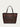 LADIES CHOCOLATE  CUTOUT TOTE BAG-D1350-2