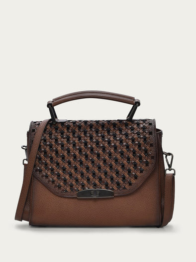 D1352 - WOMEN'S CHOCOLATE SADDLE BAG – Corral Boot Company LLC