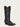 WOMENS SILVER FULL GLITTER INLAY BLACK SNIP TOE COWBOY BOOT-G1417