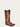 L2000 - WOMEN'S EMBROIDERY COGNAC SQUARE TOE COWBOY BOOT
