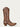 L2038 - WOMEN'S EMBROIDERY BROWN SNIP TOE COWBOY BOOT
