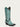 L2076 - WOMEN'S WHITE AND BLACK EMBROIDERY TURQUOISE SNIP TOE COWBOY BOOT