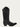 L5060 - WOMEN'S BLACK CROSS EMBROIDERY SNIP TOE CIRCLE G COWBOY BOOT