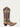 L6155 - WOMEN'S SAND INLAY AND EMBROIDERY SNIP TOE CIRCLE G COWBOY BOOT