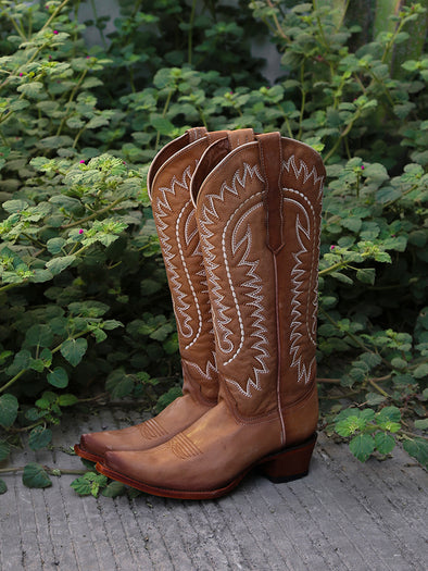 Bottes frangées en cuir velours - Marron foncé - FEMME | H&M CA