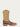 L6313 - MEN'S HONEY BROWN EMBROIDERY WIDE SQUARE TOE CIRCLE G COWBOY BOOT