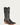 MENS BLACK ALLIGATOR INLAY EBOIDERY HORSEMAN TOE COWBOY BOOT-a4338