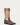 MENS CAPPUCCINO-SAND EMBROIDERY ALLIGATOR WIDE SQUARE-TOE COWBOY BOOT-b5003