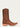 MENS EMBROIDERY BROWN GOAT NARROW SQUARE TOE COWBOY BOOT-a4229