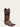 MENS EMBROIDERY LAMB SHAFT GENUINE BROWN PYTHON VAMP SNIP TOE COWBOY BOOT-a4452