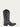 WOMENS BLACK EMBROIDERY SNAKE INLAY SQUARE TOE COWBOY BOOT-a2402