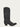 WOMEN'S BLACK GLITTERED INLAY BLACK SNIP TOE COWBOY BOOT-c3423