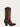 WOMENS BROWN LAMB POINTED TOE COWBOY BOOT-z5202