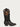 WOMENS CUTOUT EMBROIDERY STUDS AND FRINGES POINTED TOE BLACK COWBOY BOOT-z0147