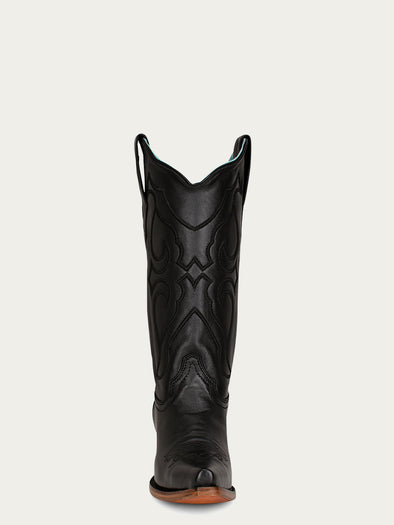 Z5072 - WOMEN'S EMBROIDERY BLACK SNIP TOE COWBOY BOOT – Corral