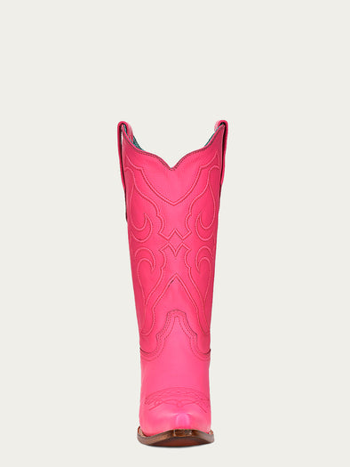 Z5138 - WOMEN'S EMBROIDERY FUCHSIA SNIP TOE COWBOY BOOT – Corral