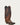 WOMENS LEOPARD PRINT WITH FRINGE AND STUDS SNIP TOE COWBOY BOOT-a3618