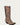 WOMEN'S ORIX GLITTERED INLAY AND STUDS BROWN SNIP TOE COWBOY BOOT-c3331