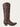 WOMENS EMBROIDERY BROWN TALL TOP SNIP TOE COWBOY BOOT-Z5307-A