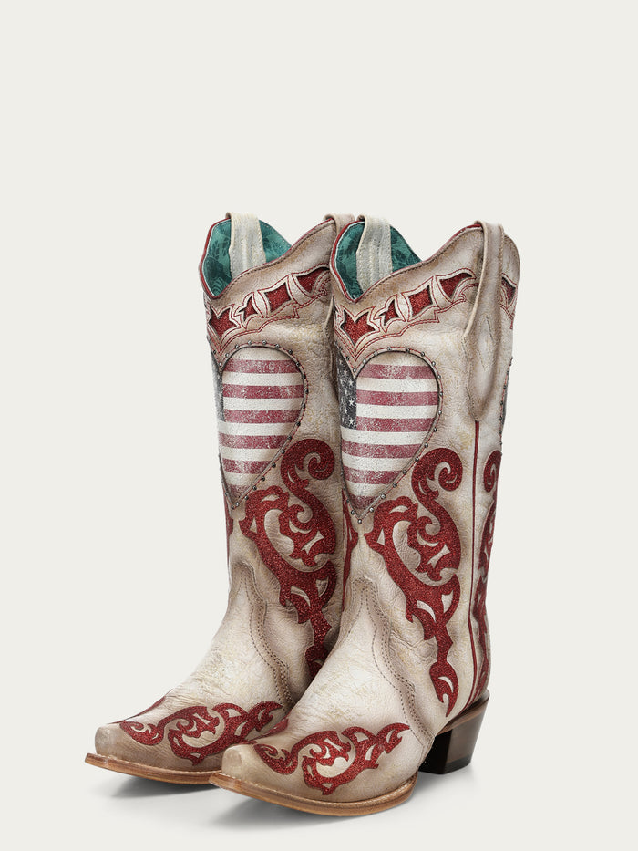 WOMENS_PATRIOTIC_HEART_INLAY_AND_OVERLAY_GLITTER_WHITE_SNIP_TOE_COWBOY_BOOT-1-Z5440