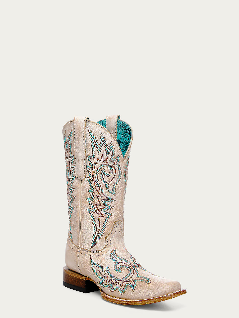 WOMENS_BLUE_AND_RED_EMBROIDERY_BONE_SQUARE_TOE_COWBOY_BOOT-Z5444
