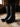 A5104 - MEN'S EMBROIDERY WOVEN AND INLAY BLACK ALLIGATOR NARROW SQUARE TOE COWBOY BOOT